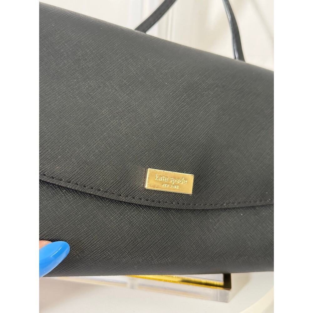 Kate Spade 4pc Black Set Tote Crossbody Wallet Phone Bundle - Picture 16 of 16